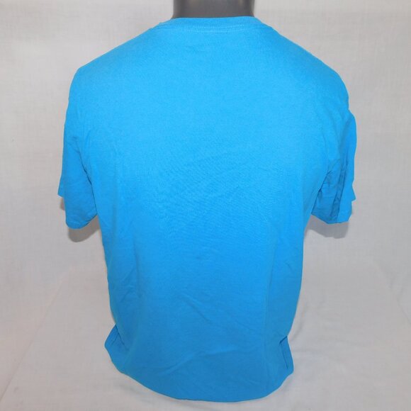 Cartoon Network Regular Show Characters Mens L Blue Graphic T Shirt - Picture 7 of 7